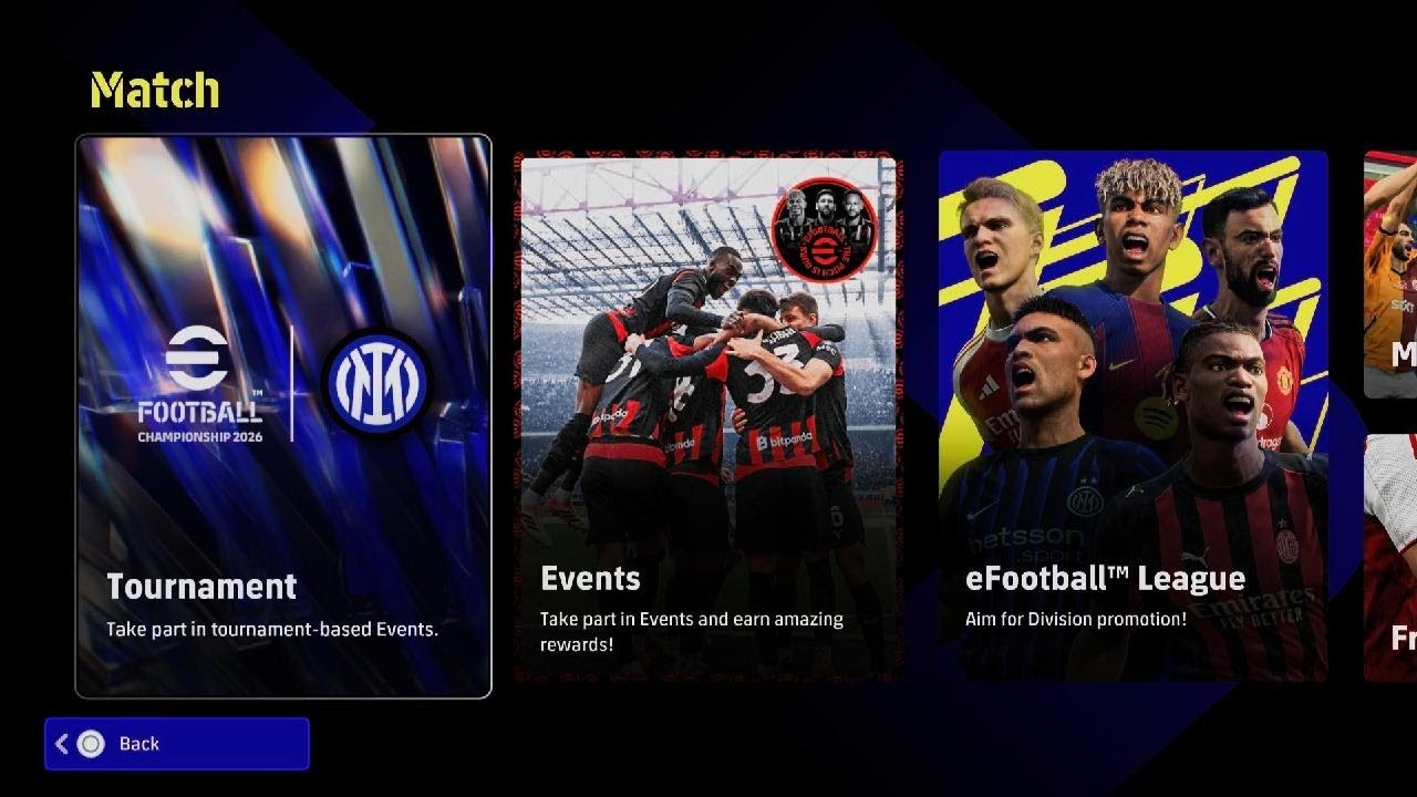 eFootball Inter Milan event vs rank 7000 opponent