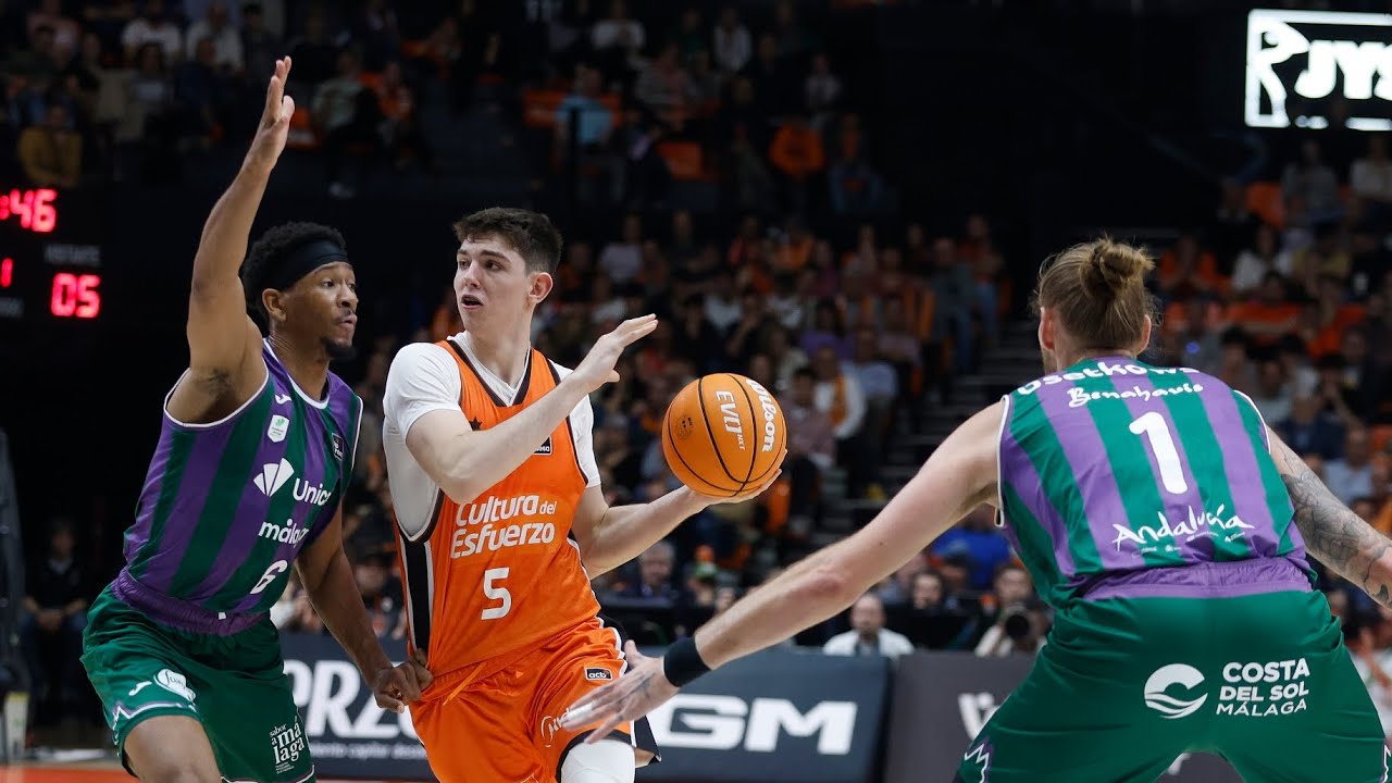 Sergio De Larrea (13 pts) Valencia VS Unicaja ACB 13.04.2025