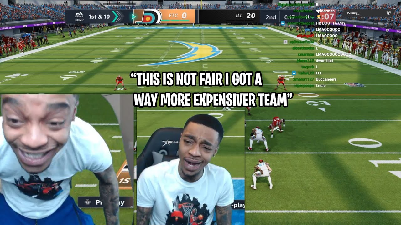 FlightReacts Cries & Rages after his $13,000 Madden Team Can't BEAT a TryHard on MADDEN 21😂😂😂