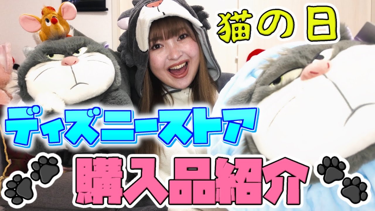 【ディズニーストア　購入品紹介】猫の日！先行発売で争奪戦⁉️ ルシファー大量購入！