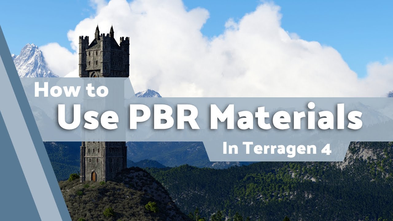 Using PBR Materials in Terragen