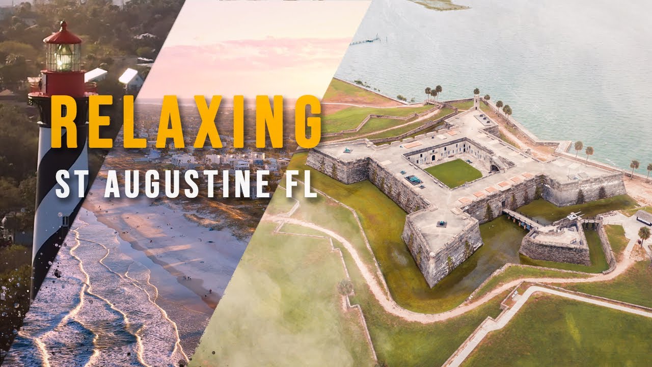 St. Augustine Florida 4K | Scenic Relaxation Film With Calming Music