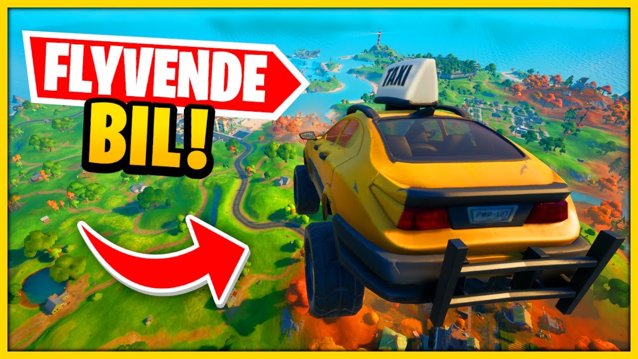 FLYVER MED BILER I FORTNITE • Dansk