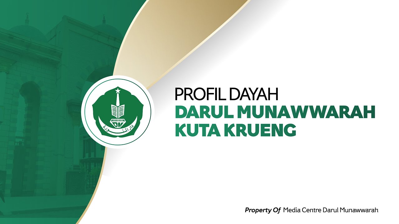 Profil Dayah Darul Munawwarah Kuta Krueng - Aceh