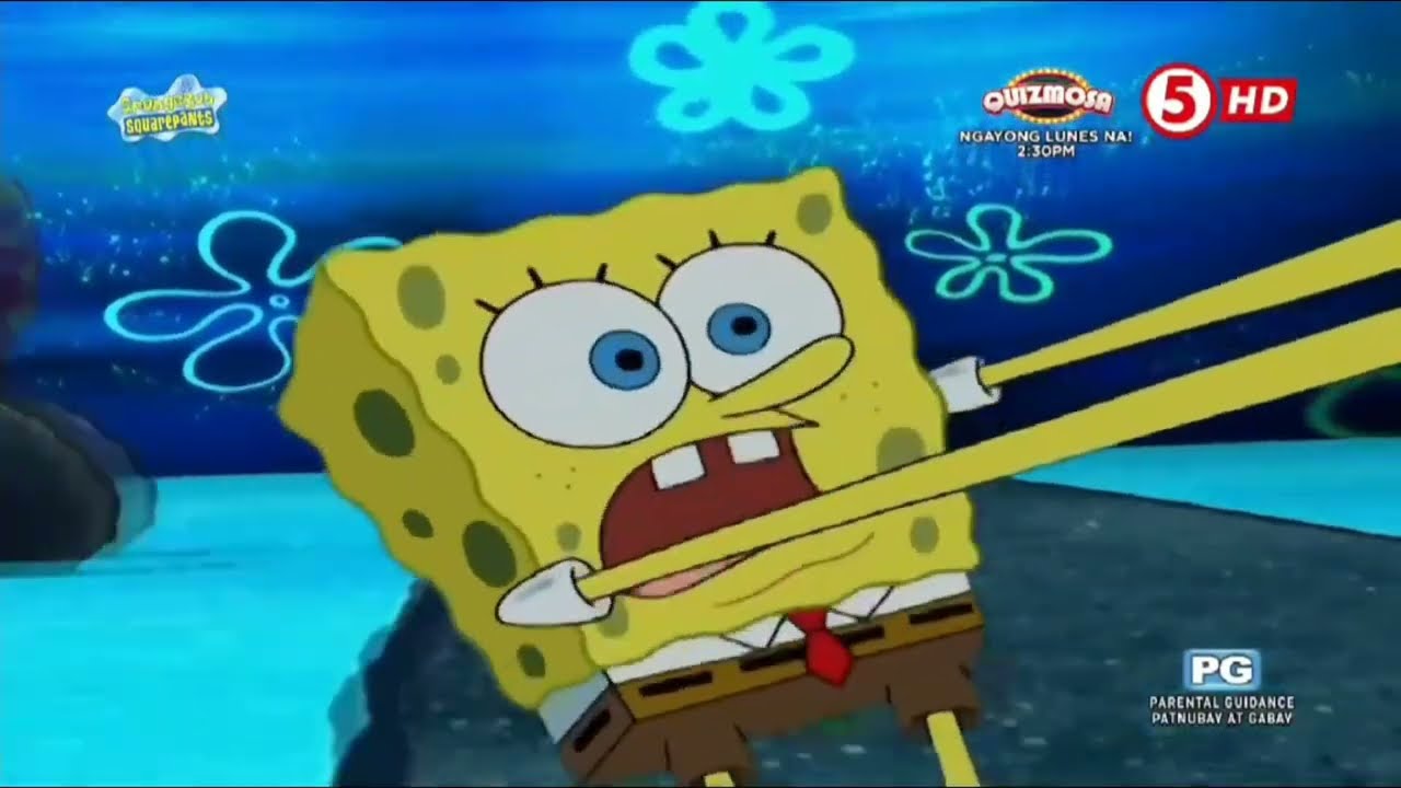 Spongebob Tagalog/Filipino dub - Giant clams, cheese graters, educational television
