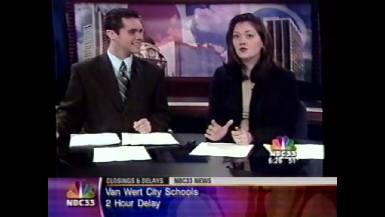 NBC33 News School Delays (2003)