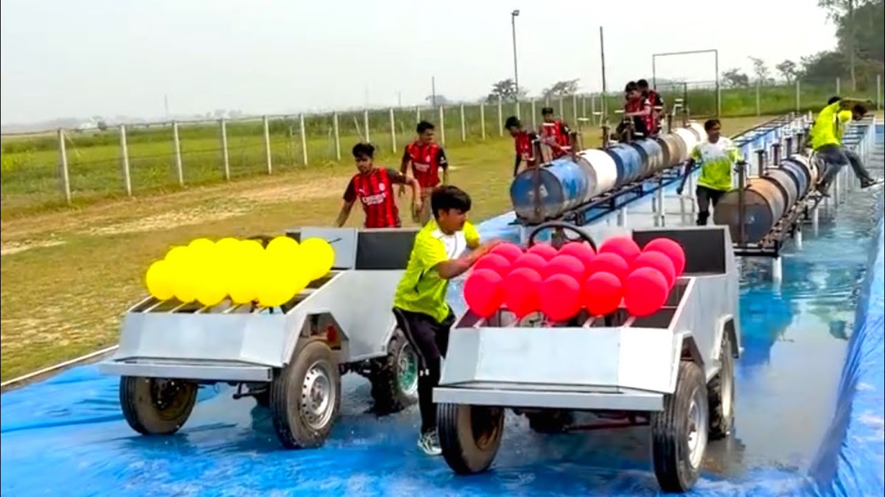 14 young people's amazing talent, see who is the winner in the game of balloon bursting with toys