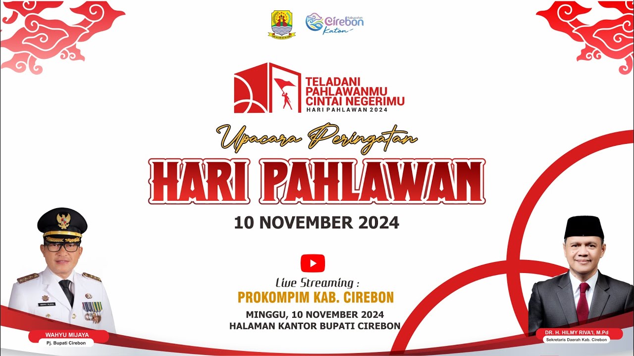 [ LIVE ] PERINGATAN HARI PAHLAWAN TAHUN 2024 TINGKAT KABUPATEN CIREBON