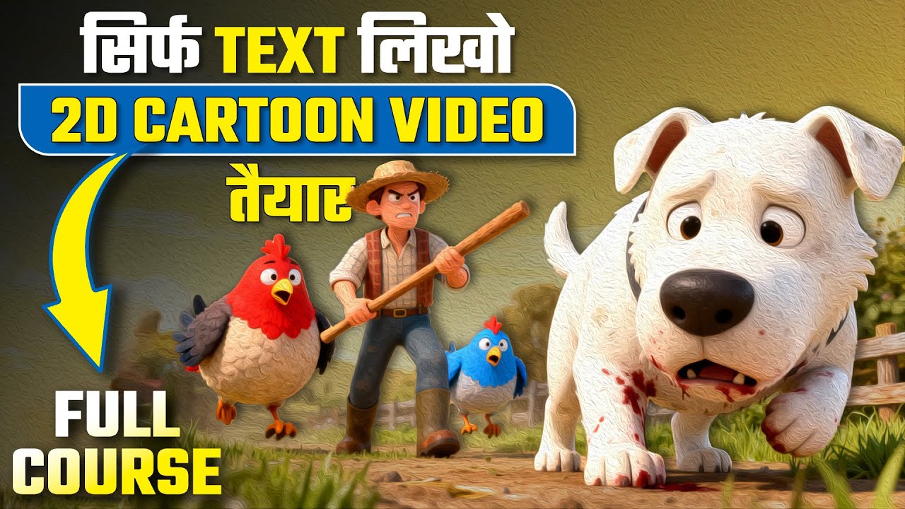 Animation Cartoon Video kaise banaye! How To Make Cartoon In Mobile🤯 3d animation video kaise banaye