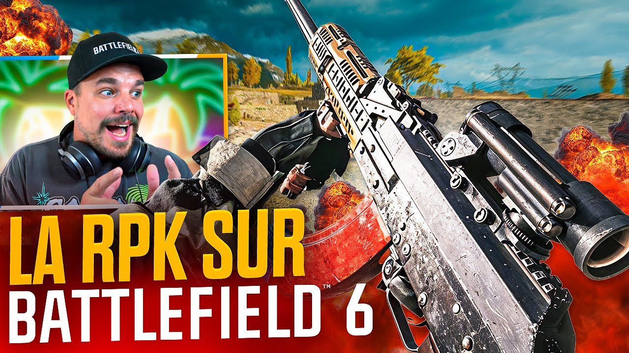 BATTLEFIELD 6 - Gameplay à la RPK ! (Meilleur MITRAILLEUSE du jeu ?)