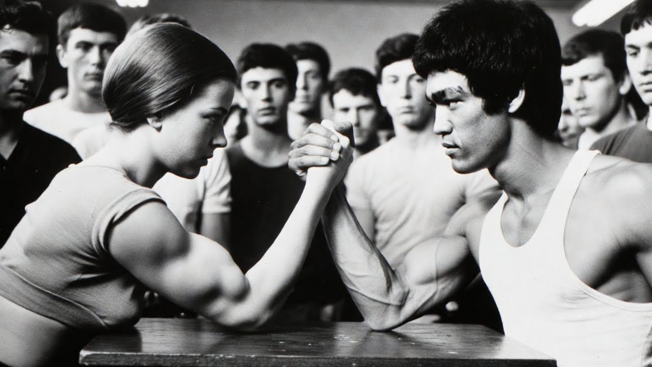 Bruce Lee Accepted Grip Challenge From Female Arm Trainer Fingers Failed 1969 — Iron Hand Test
