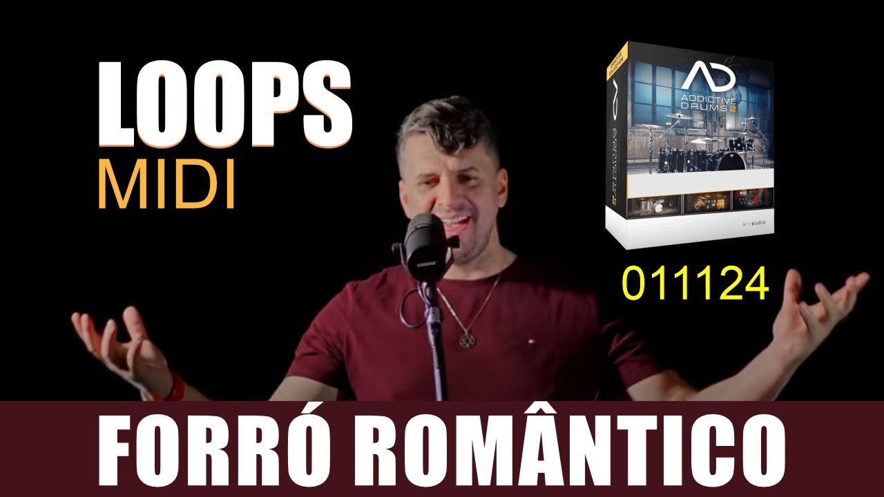 LOOPS DE BATERIA FORRÓ ROMÂNTICO MIDI 011124
