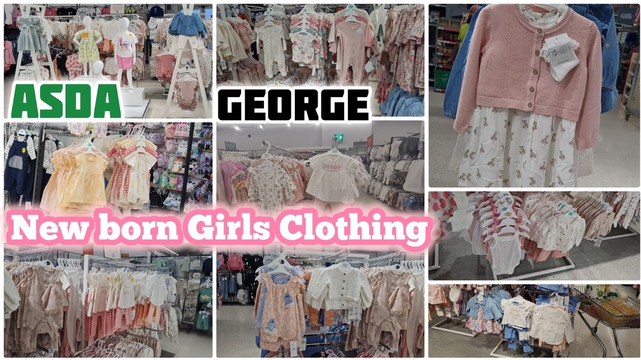 Asda George Baby Girls Clothing New born Girls Clothing|New In May 2024|George Summer Collection| 4K