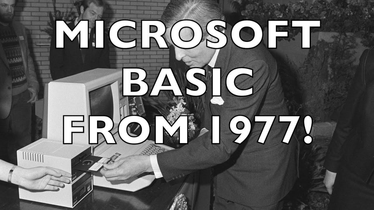 Microsoft BASIC 1977 года на моем компьютере 6502!