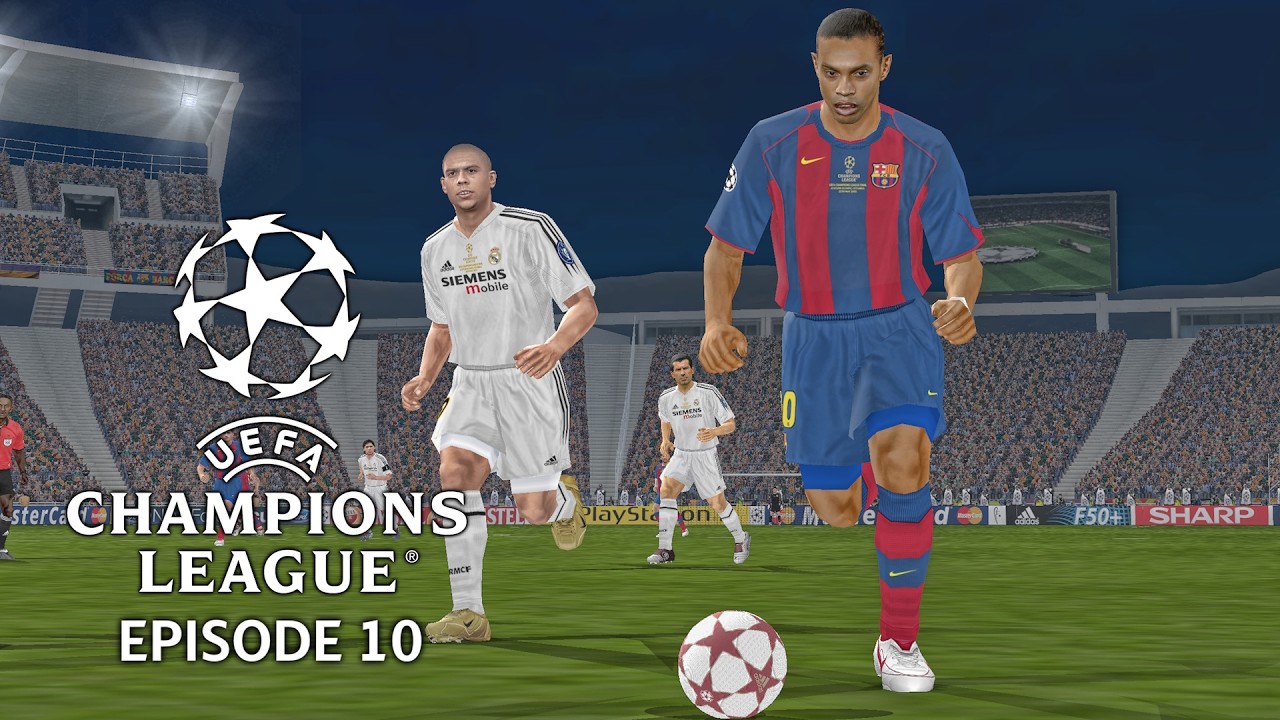 PES 6 - UEFA Champions League 04/05 Episode 10 -  THE FINAL: Barcelona v Real Madrid!