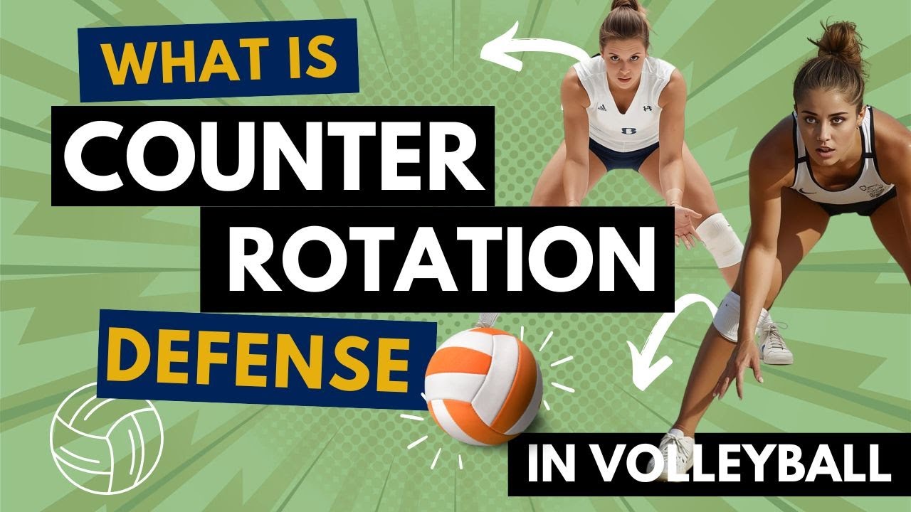 Full Breakdown of the Counter ROTATION Defense in volleyball