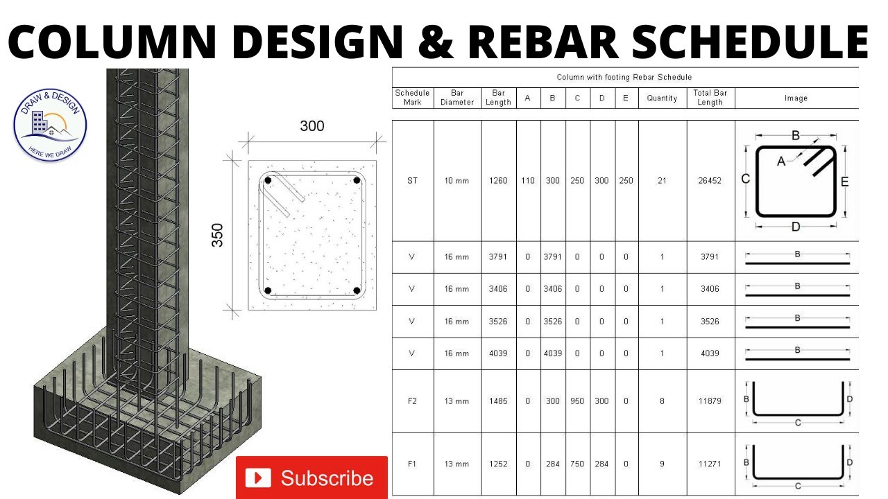 Как подготовить спецификации арматуры в Revit?