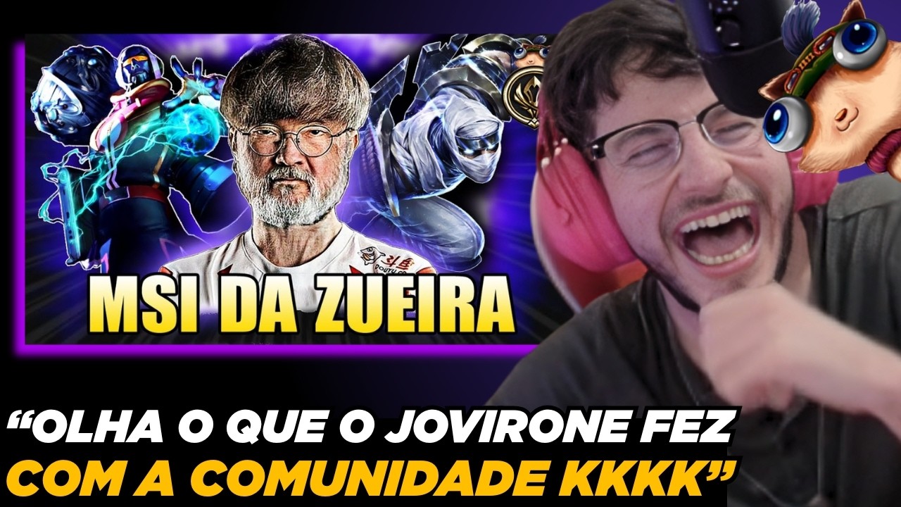 O TIME QUE ARRISCOU PROVOCAR a T1 - MSI DA ZUEIRA | GREVTHAR REAGE E COMENTA AO 