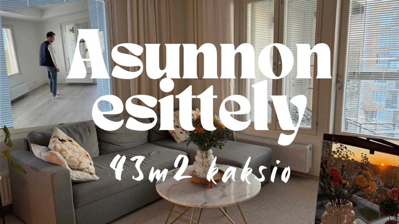 ASUNNON ESITTELY - 43m2 kaksio