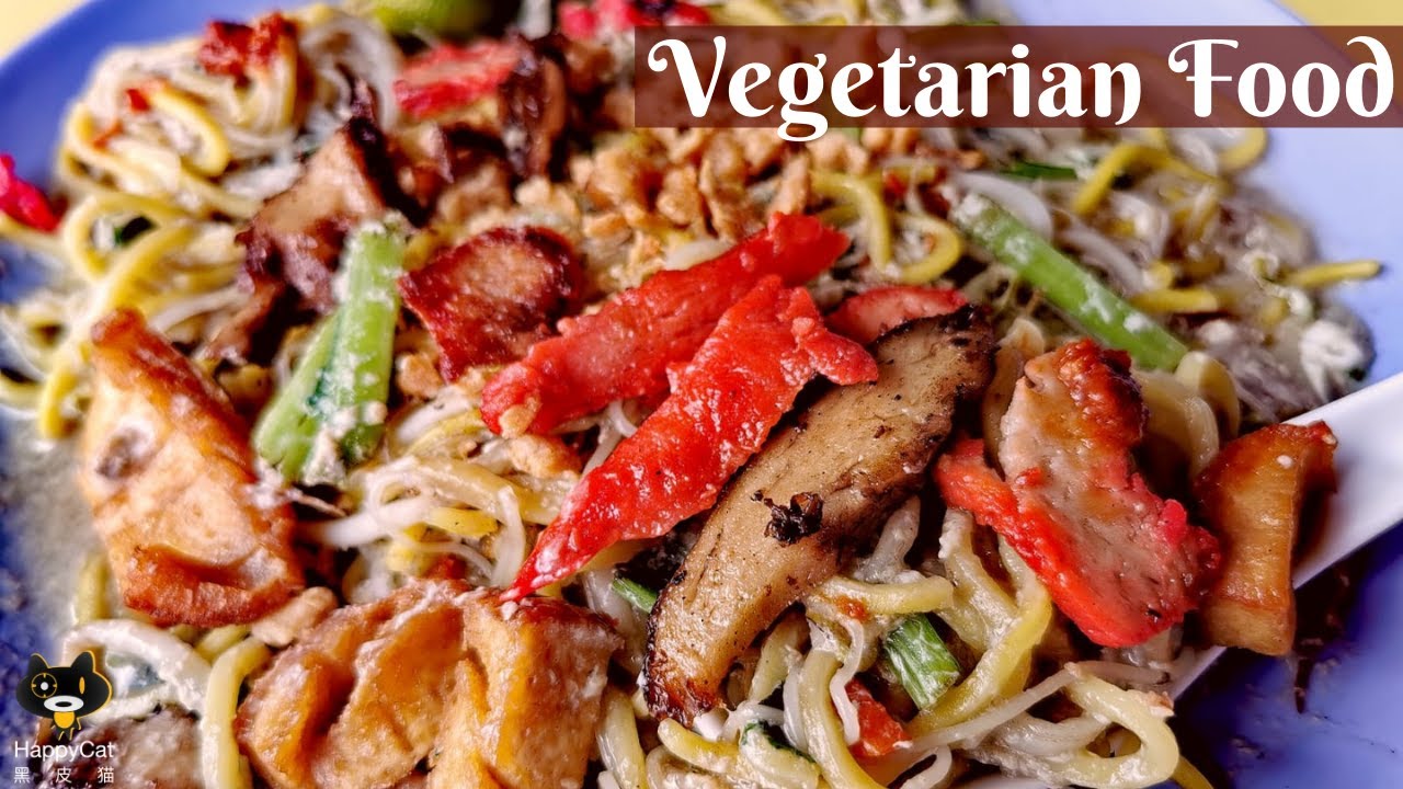 This vegetarian hawker stall has such a long menu you can't find it elsewhere | Tang Leng Chay (東龍齋)