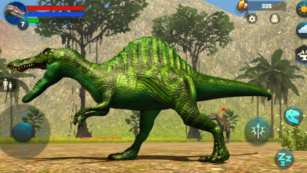 Best Dino Games - Spinosaurus Simulator Android Gameplay  Dinosaur Sim Game