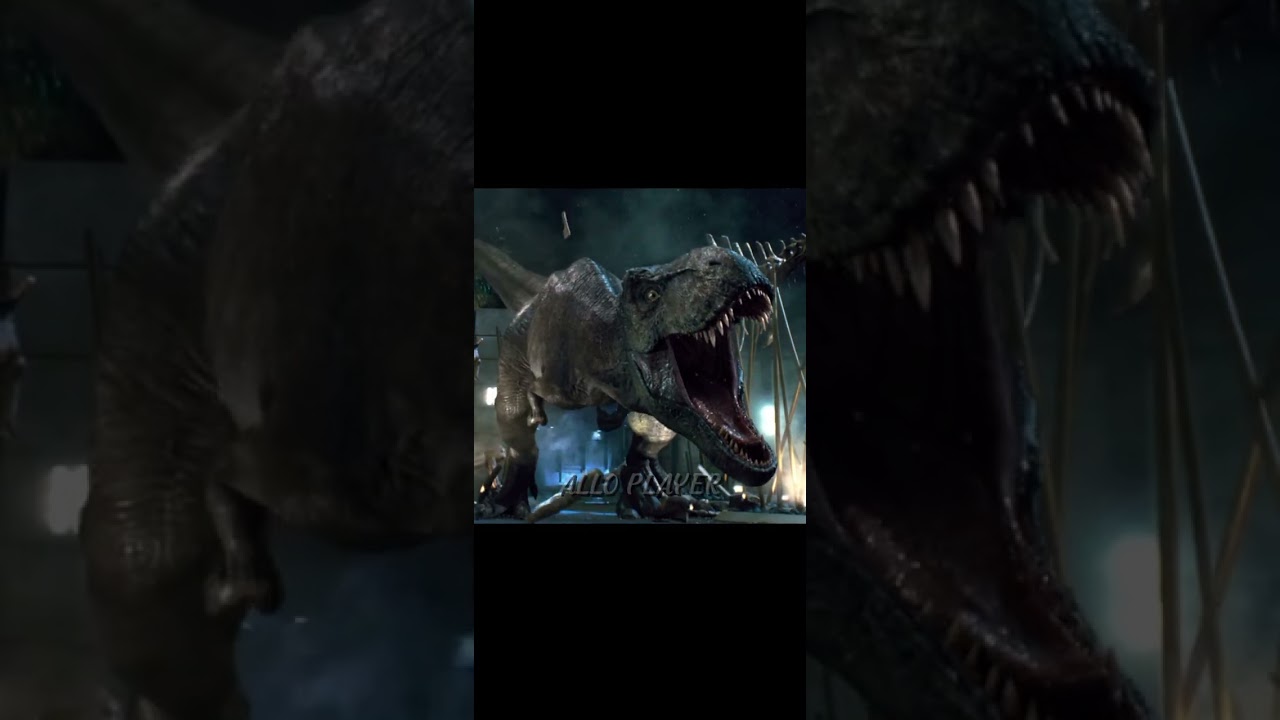 uma das lutas mais &oacute;timas da franquia Jurassic #edit #alloplayer