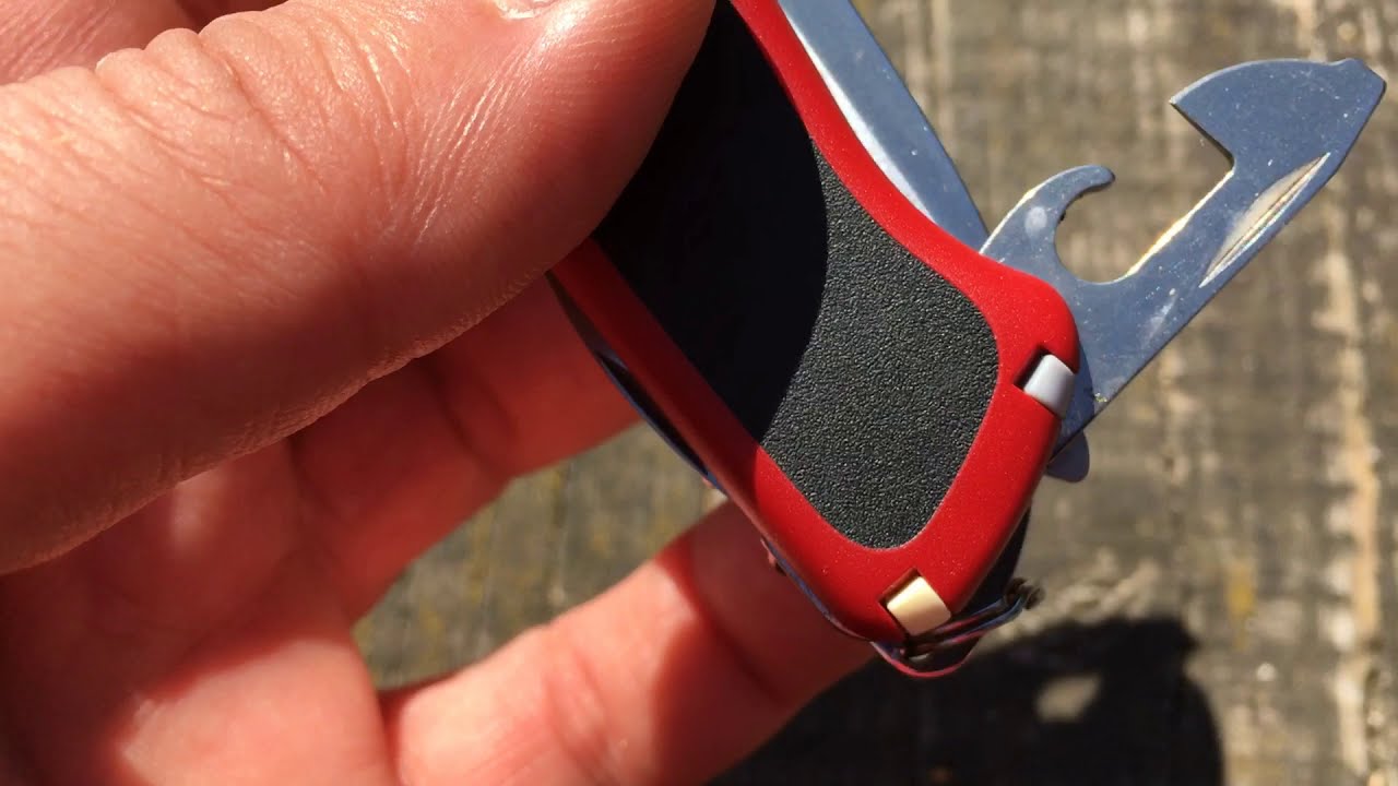 Bory Tucholskie dzień czwarty. Victorinox Ranger Grip 79 scyzoryk biwakowy Victorinox.