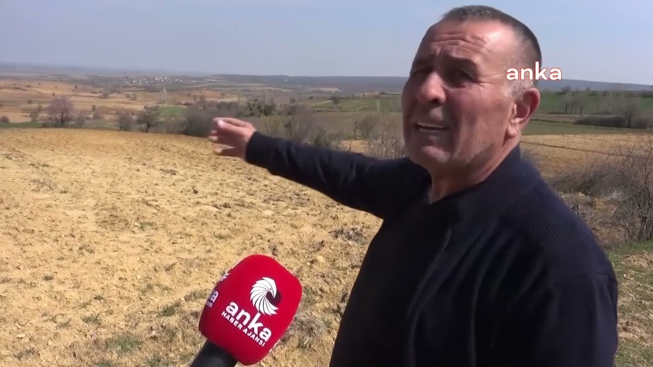 Edirne Enez halkı, bentonit ocağı projesine itiraz ediyor