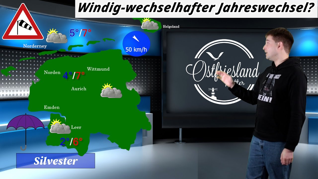 WINDIGER & WECHSELHAFTER JAHRESWECHSEL! Es wird MILDER! Wetterbericht für Ostfriesland und die Küste