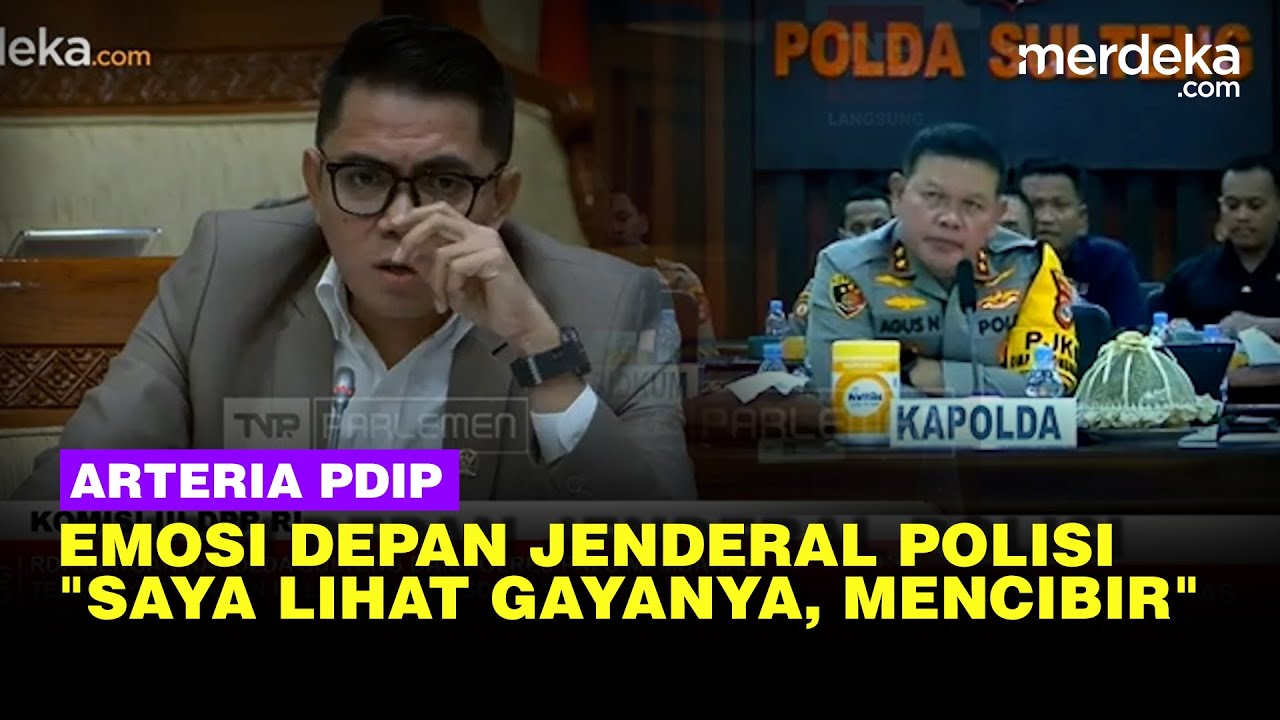 Arteria PDIP Emosi Depan Kapolda Sulteng, Gaya Polisi Ada Tahanan Tewas: Mulutnya Mencibir