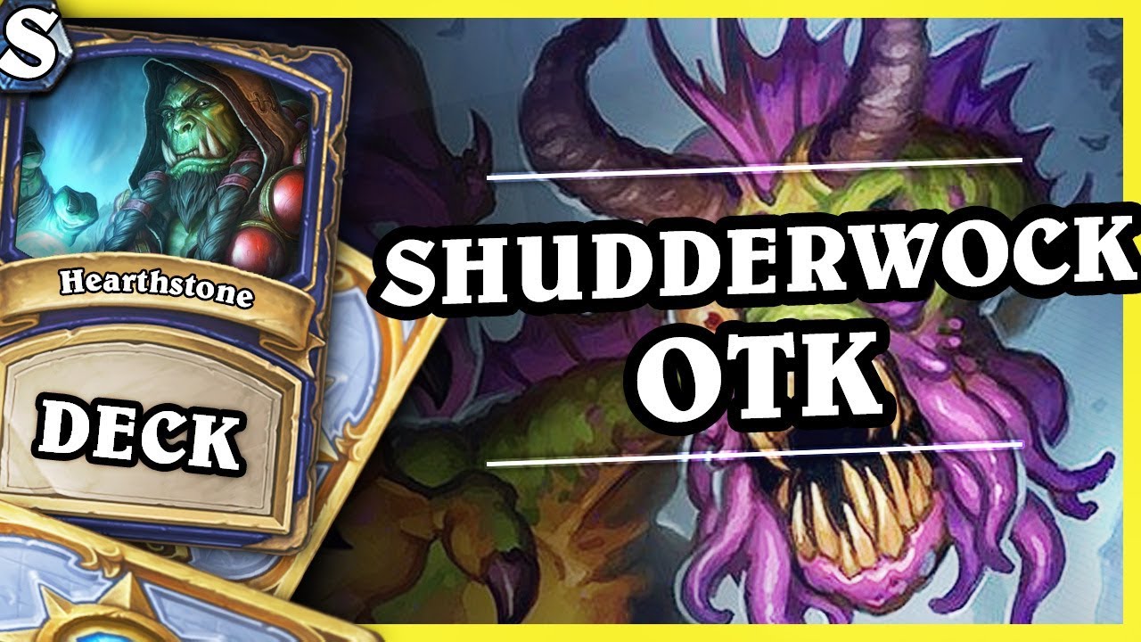 Przehypowany SHUDDERWOCK OTK SHAMAN - Hearthstone Deck Std (Witchwood)