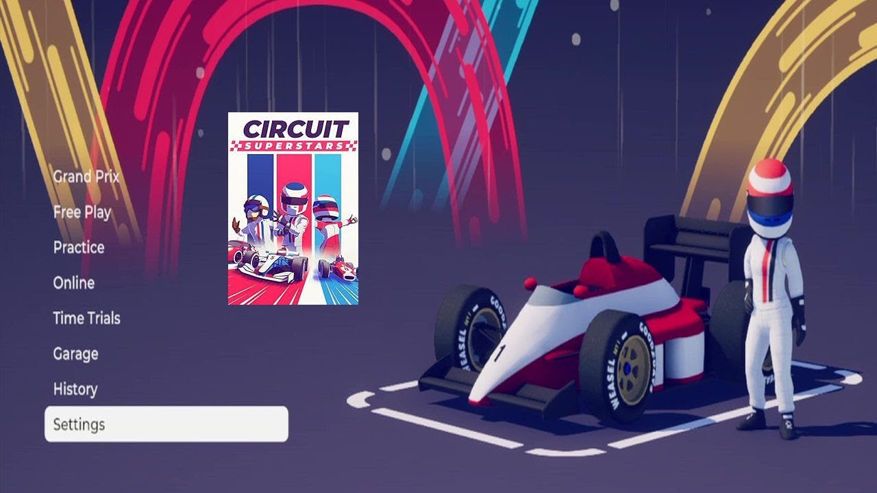 Circuit Superstars PS4 Settings & Options LPOS