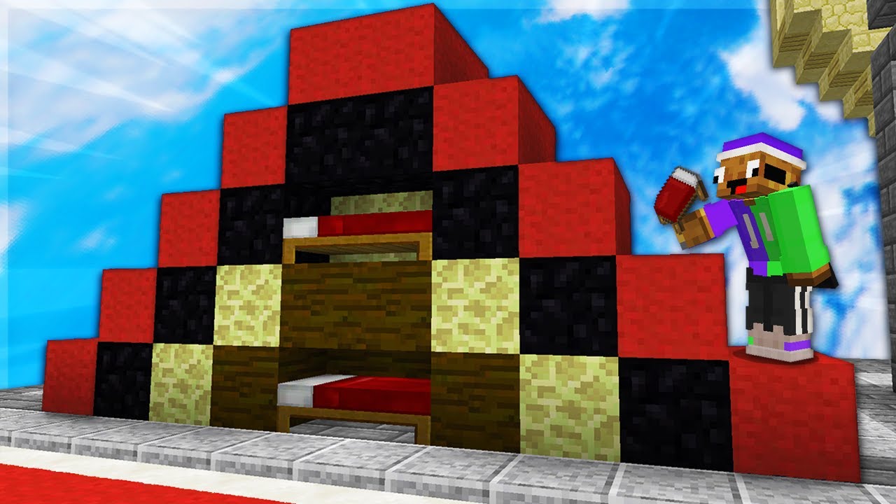 Hiding Beds in an ENEMY Bed Defense in Bedwars