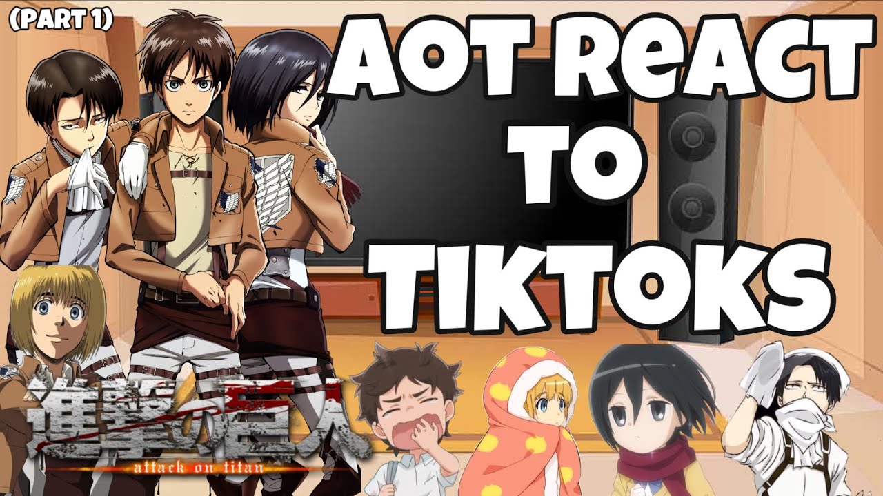 || Aot react to Tiktoks || Ereri/Riren || Gacha club