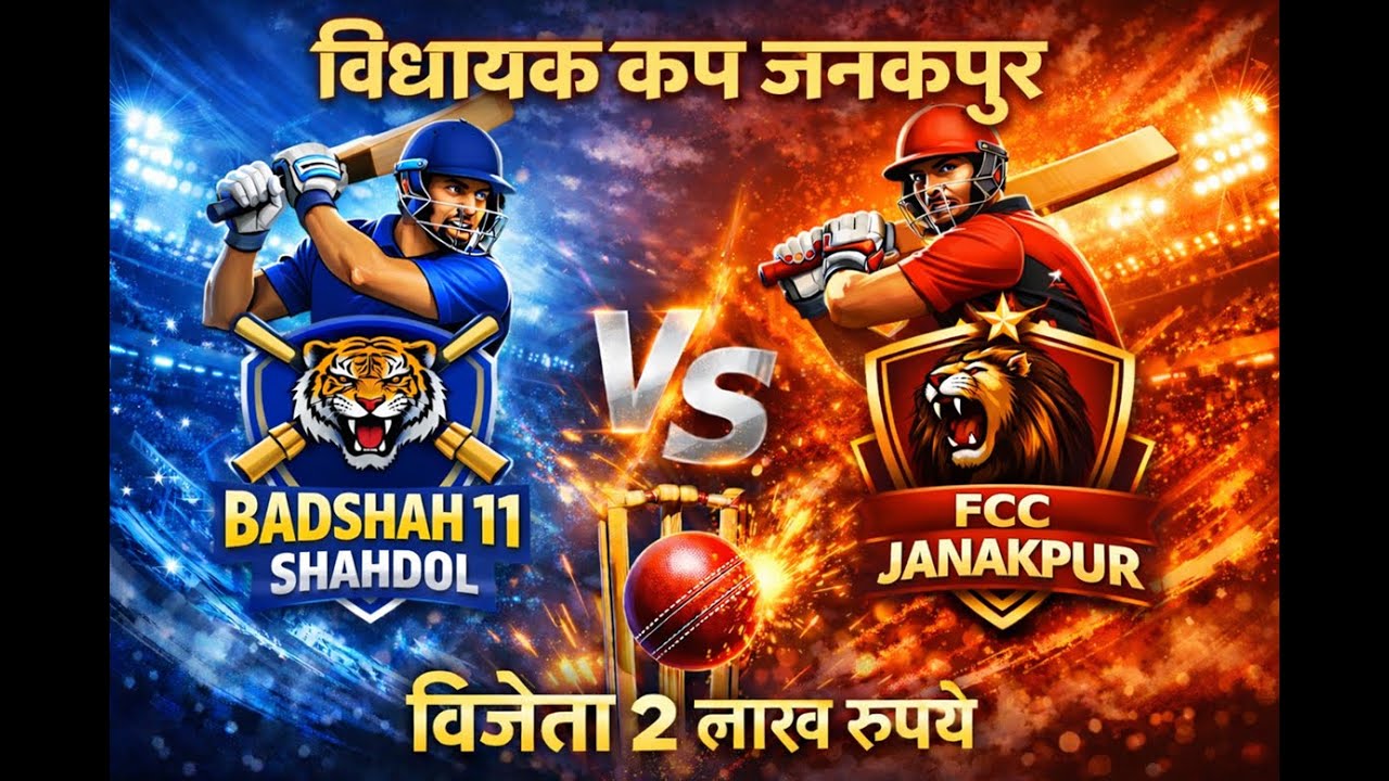 BADSHAH 11 SHAHDOL VS FCC JANAKPUR | VIDHAYAK CUP JANAKPUR  2025 |