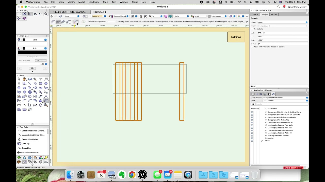 Vectorworks Swimming Pool Model