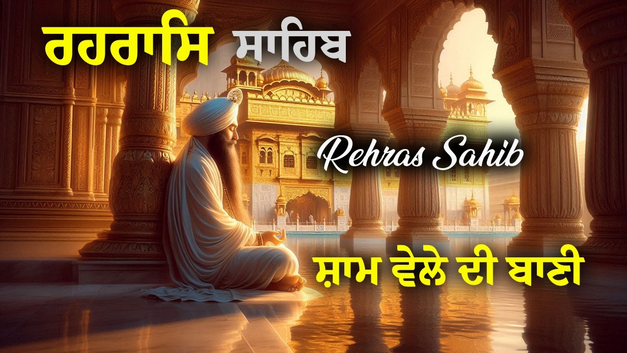 Rehras Sahib | ਰਹਿਰਾਸ ਸਾਹਿਬ | Powerful Evening Gurbani for Energy & Protection