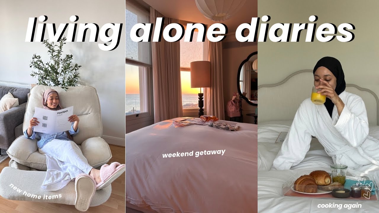 Living Alone Diaries: living room update, Brighton weekend, cooking