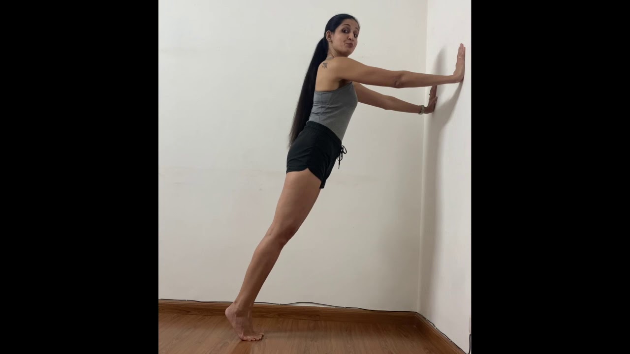 Wall push-ups for beginners (English)