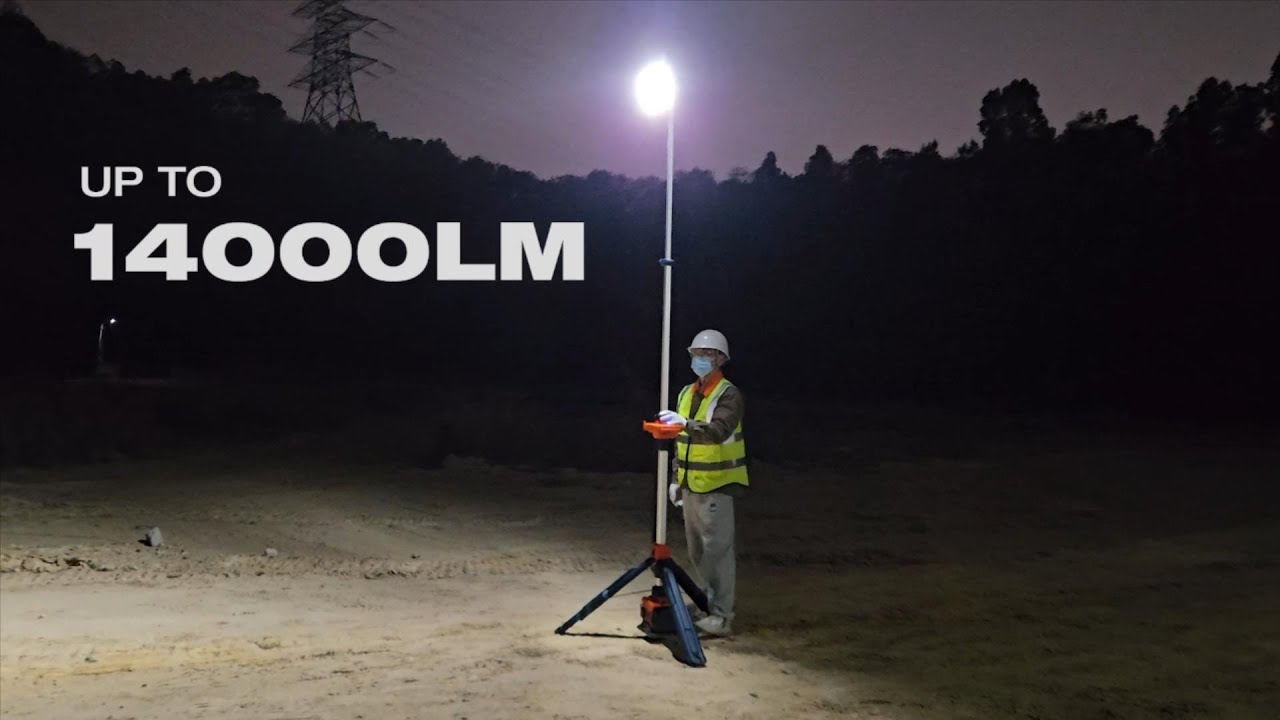 Portable Light Tower TL-300: Outdoor Construction Illumination
