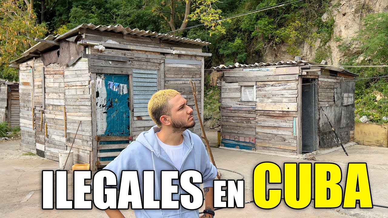 Asi viven los CUBANOS sin RECURSOS en un barrio De ilegales.