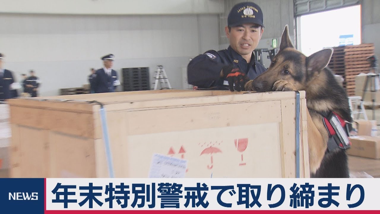 東京税関 年末の「薬物密輸」に警戒