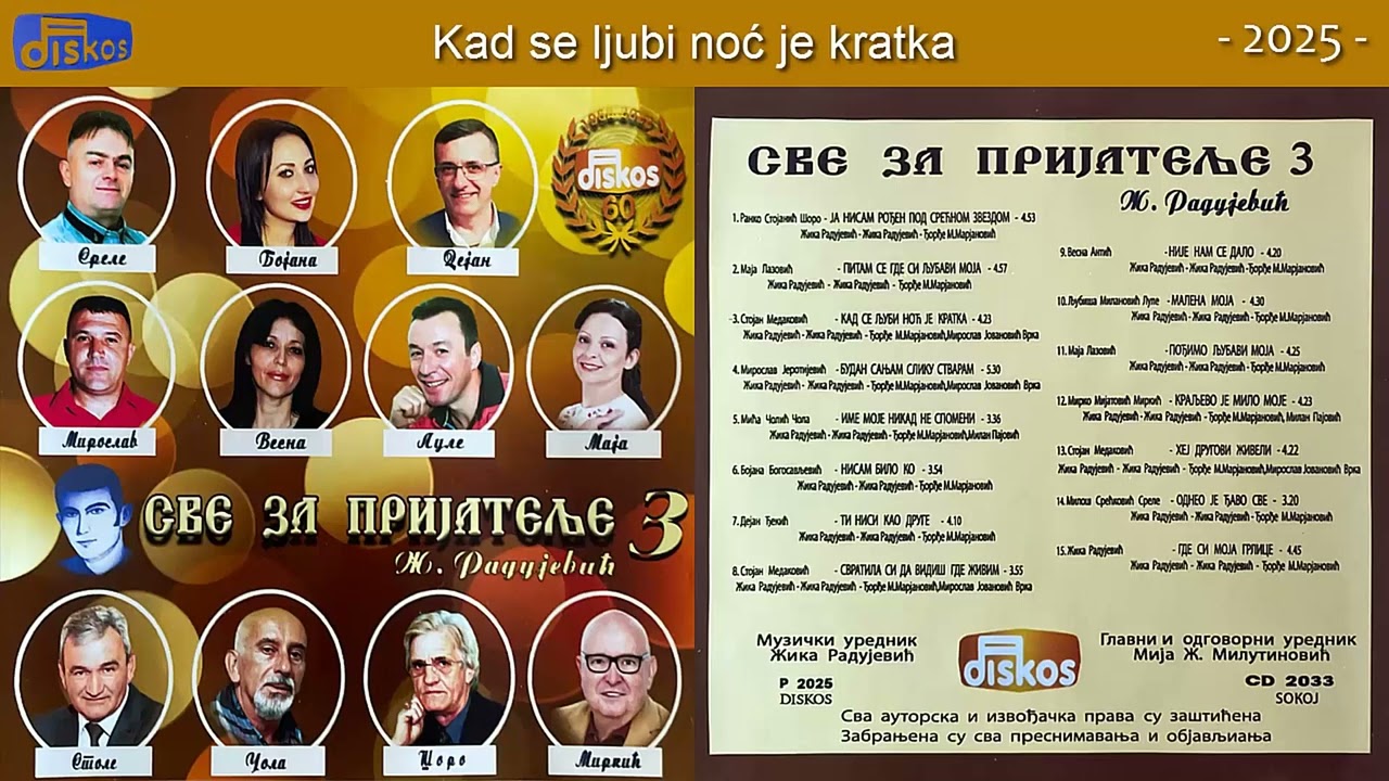 Žika Radujević - Sve za prijatelje 3 - (Audio 2025) - DISKOS
