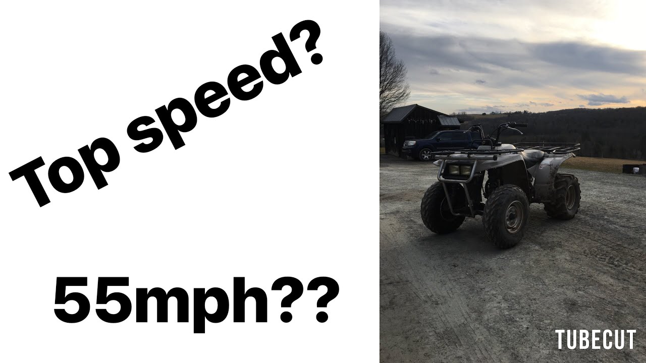Yamaha Timberwolf 250 top speed test! (revised) |Outdoor Adventures| READ DESCRIPTION