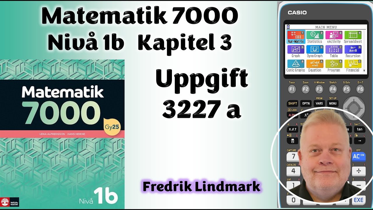 Nivå 1b Uppgift 3227 a Matematik 7000