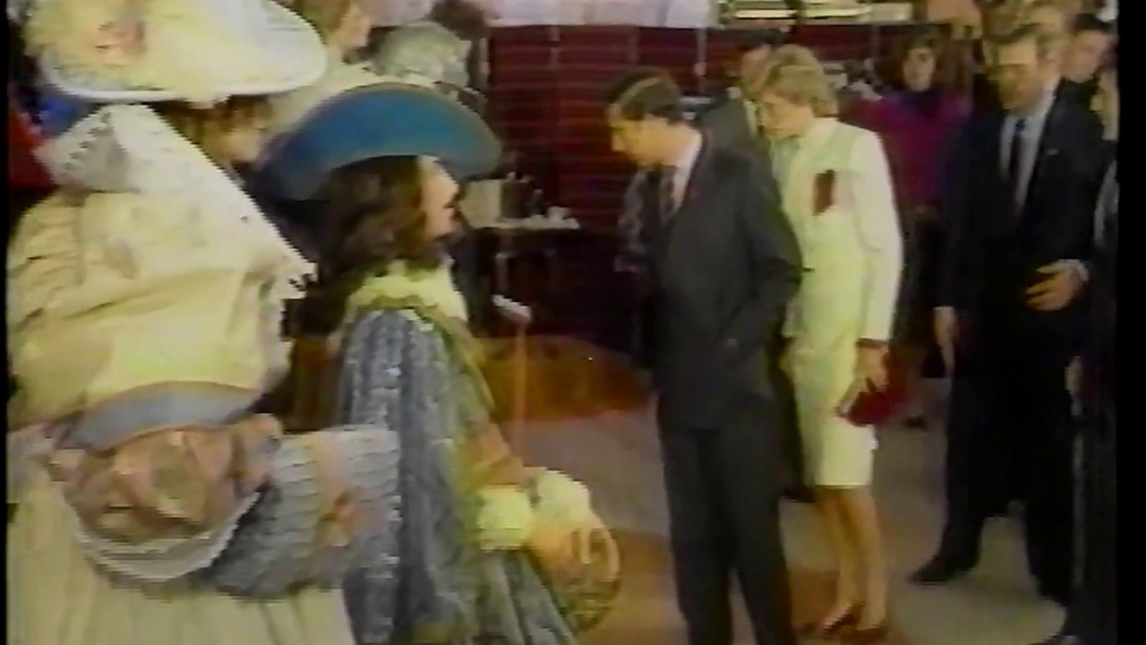 Princess Diana & Prince Charles (11/11/1985)  Visited J.C. Penny Springfield Virginia USA Mall