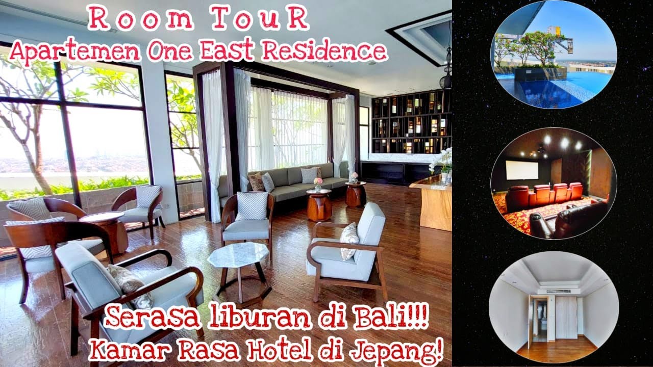 Apartemen Tour One East Residence Surabaya Timur | Serasa Liburan di Villa Bali Lho!