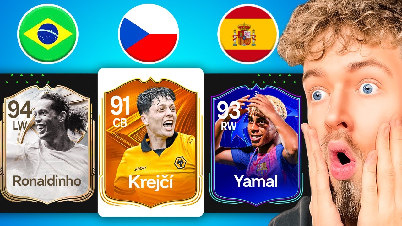 Draft ale Pouze 1 Hráč z Každé Země!