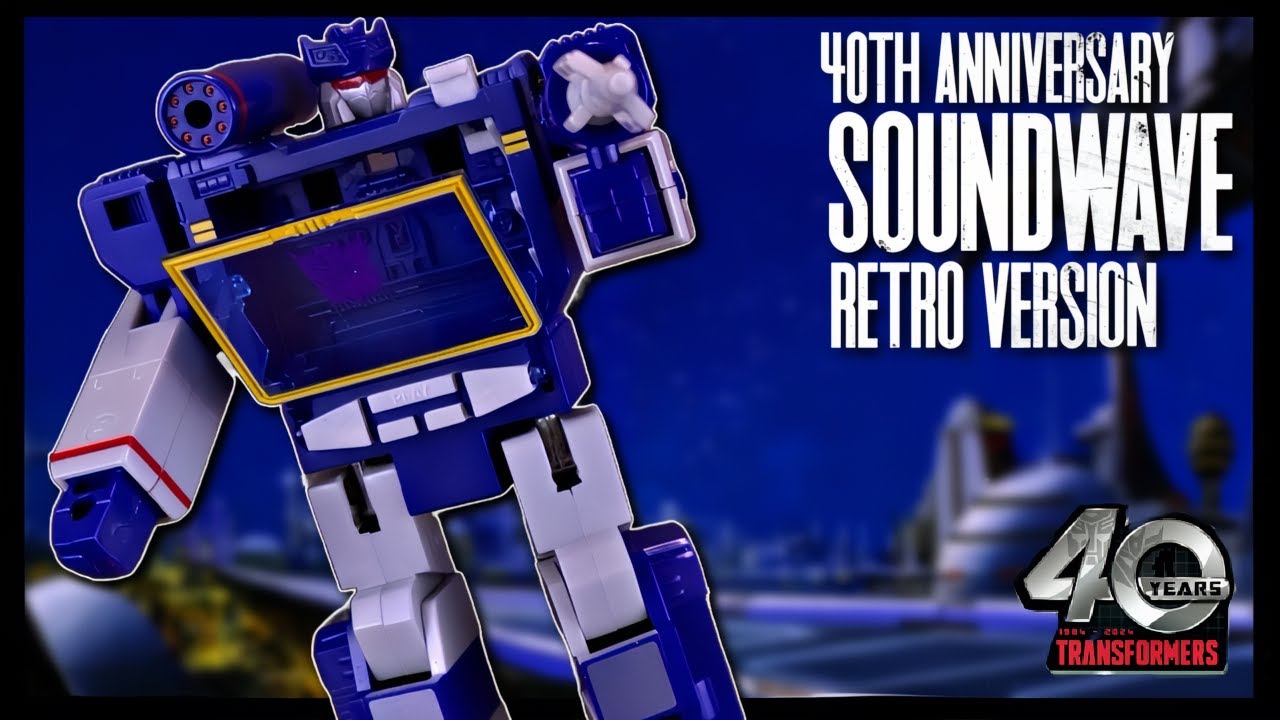 Hasbro Transformers Retro 40th Anniversary Soundwave Walmart Exclusive | @The Review Spot