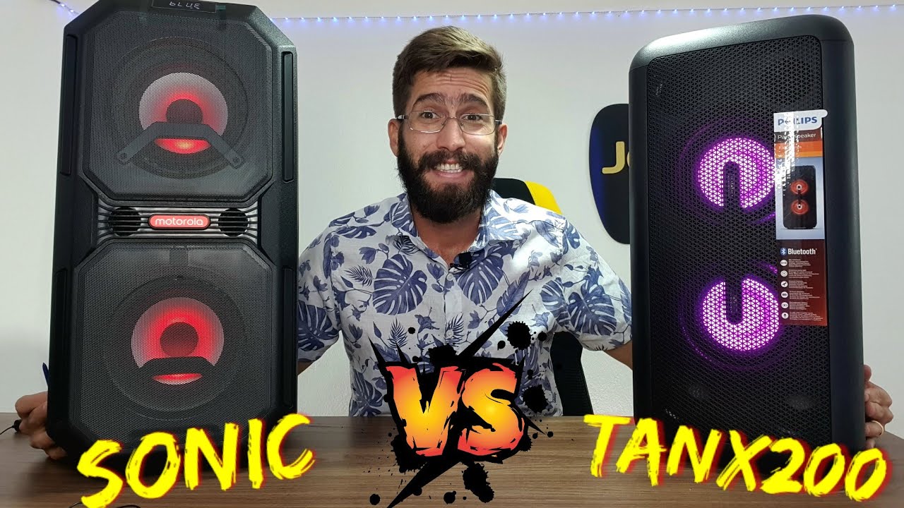 Motorola SONIC MAXX 820 80W Vs PHILIPS PARTY SPEAKER TANX200 80W: Qual a melhor opção? (Comparativo)